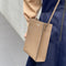 [フレンチカーフ]<br>ボックスサコッシュL<br>color：トープ