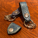 [Ai dyed crocodile] <br>key ring