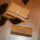 [フレンチカーフ] <br>キーケース<br>color：キャメル