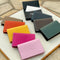 [French calf] <br>Through gachi card case<br>color: Dark brown