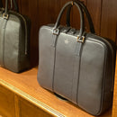 [フレンチカーフ] <br>ブリーフケース<br>color：ネイビー