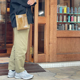 [Croc pattern]<br>Box sacoche L<br>color: khaki