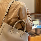 [Taurillon Lagoon]<br>parnet tote bag<br>color: taupe