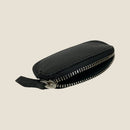 [フレンチカーフ] <br>スマートコインケース<br>color：ブラック