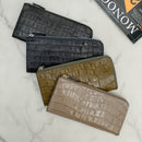 [French calf] <br>L Zip long wallet<br>color: Black