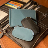[French calf] <br>smart coin case<br>color: black