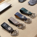 [カラークロコダイル ] <br>キーホルダー <br>color：グリーン