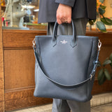[Taurillon Lagoon]<br>parnet tote bag<br>color: navy