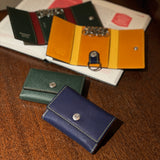 [French calf] <br>key case<br>color: dark green
