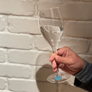 [フレンチカーフ] <br>グラスチャーム<br>color：ジーンブルー