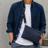 [French calf] <br>Ultima Sacoche<br>color: navy