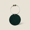 [フレンチカーフ] <br>グラスチャーム<br>color：ダークグリーン