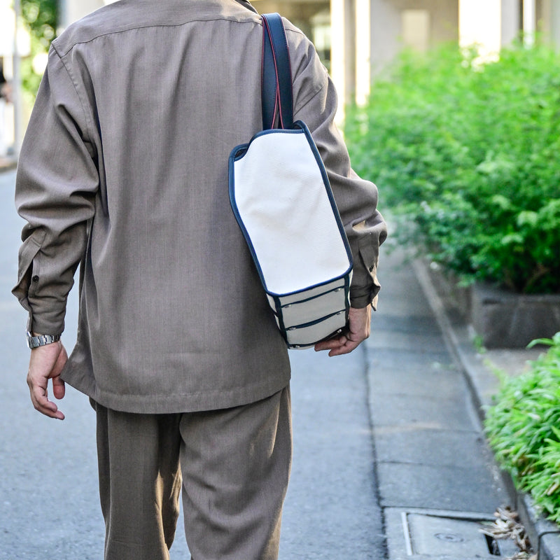 [French Calf x Fuji Kinme]<br>Trapotote<br>color: off -white