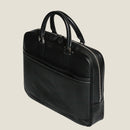 [フレンチカーフ] <br>ブリーフケース<br>color：ブラック<br>【１０月上旬入荷予定】