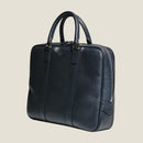 [フレンチカーフ] <br>ブリーフケース<br>color：ネイビー<br>【１０月上旬入荷予定】