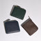 [French calf] <br>Half L zip wallet<br>color: Dark brown