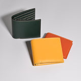 [French calf]<br>international wallet<br>color: dark green