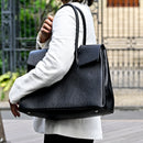 [Shrink leather]<br>Voyage L bag<br>color: Black