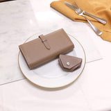 [フレンチカーフ] <br>スナップコインケース<br>color：トープ<br>【受注生産】