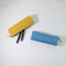 [French calf] <br> Fastener pen case <br> COLOR: Yellow