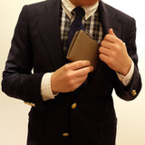 [French calf] <br>L zip long wallet<br>color: taupe