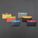 [French calf] <br> Compact card case <br> COLOR: Orange x Citro -egreen <br> [Made to order]