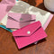 [French calf] <br>Flap card case<br>color: Fuchsha pink
