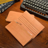 [Persimmon tangy dyed] <br>Round zip long <Standard>