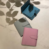 [French calf]<br>hookup wallet<br>color: Jean blue