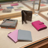 [French calf] <br>hookup wallet<br> color: magenta pink