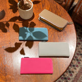 [French calf] <br>L zip long wallet<br>color: taupe
