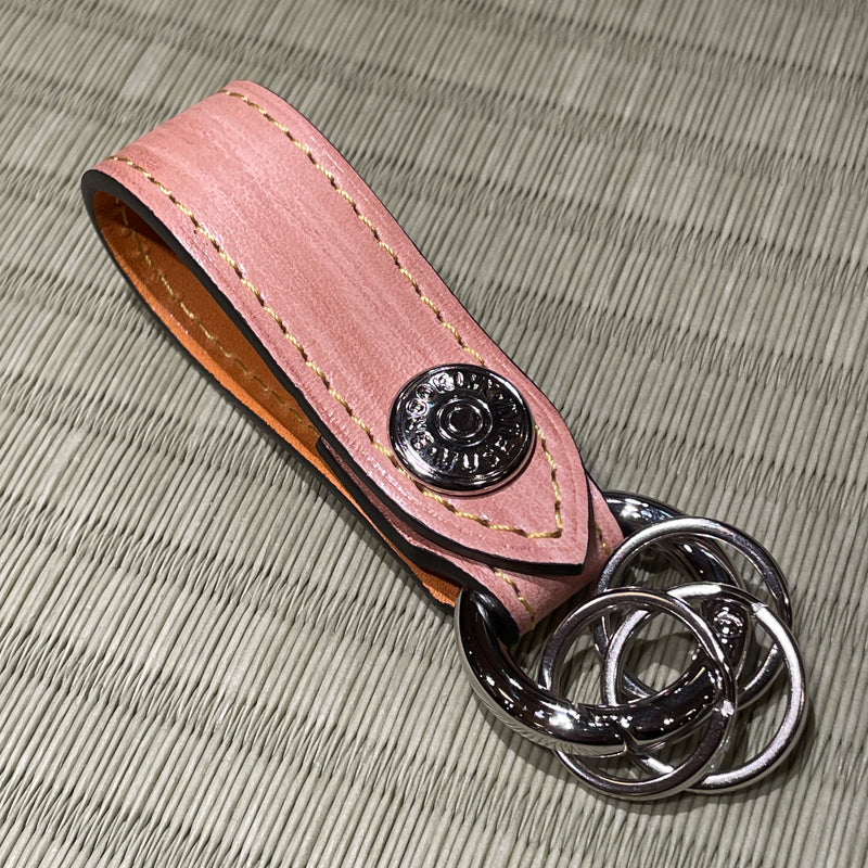 French calf] key ringcolor: Orange[Reservation sales] – BROOKLYN