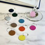[French calf] <br>glass charm<br>color: Jean blue