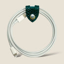 [カラークロコダイル] <br>コードクリップ<br>color：グリーン