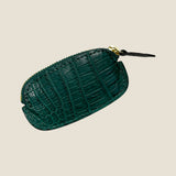 [Color Crocodile]<br>smart coin case<br>color: green