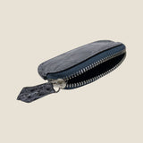 [Color Crocodile]<br>smart coin case<br>color: gray