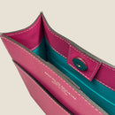 [フレンチカーフ]<br>ボックスサコッシュL<br>color：マゼンタピンク