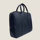 [フレンチカーフ] <br>ブリーフケース<br>color：ネイビー<br>【１０月上旬入荷予定】