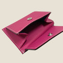 [French calf] <br>Mini -snap wallet<br>Color: Magenta pink