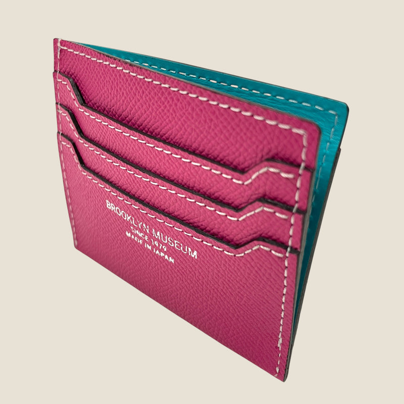 [French calf] <br>Mini -snap wallet<br>Color: Magenta pink