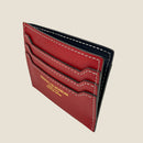 [French calf] <br>Mini -snap wallet<br>color: Red