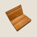 [柿渋染め] <br>通しマチカードケース