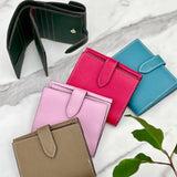 [French calf]<br>hookup wallet<br>color: Jean blue