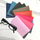 [French calf] <br>glasses case<br>color: Ink blue<br>【Build-to-order manufacturing】