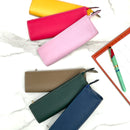 [French calf]<br>Zipper pen case<br>color: Yellow<br>【Build-to-order manufacturing】