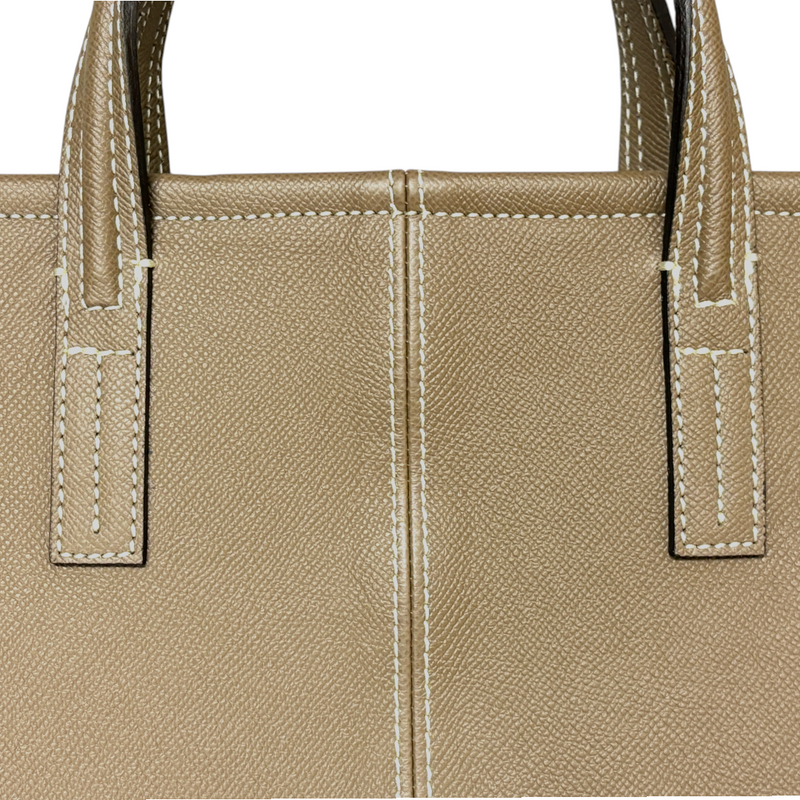 [French calf] <br>Belsy tote bag<br>color: Tope