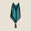 [フレンチカーフ] <br>Lジップロングウォレット<br>color：ダークブラウン