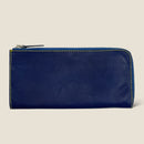 [藍染め] <br>Lジップロングウォレット