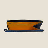 [Indigo dyeing] <br>L zip long wallet<br>[Made to order]