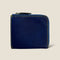 [Indigo dye] <br>Half L zip wallet<br>【Build-to-order manufacturing】